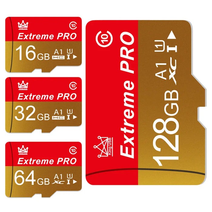 Extreme Pro – Hochgeschwindigkeits-Mini-SD-Karte mit V10-TF-Karte – Größen bis zu 256 GB – Ideale Flash-Karte für Telefon, Kamera, Drohne