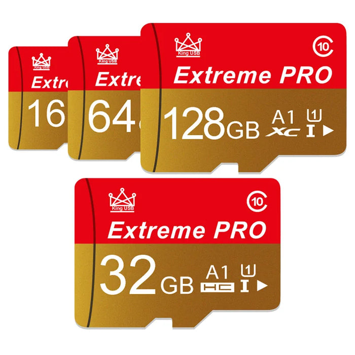 Extreme Pro – Hochgeschwindigkeits-Mini-SD-Karte mit V10-TF-Karte – Größen bis zu 256 GB – Ideale Flash-Karte für Telefon, Kamera, Drohne