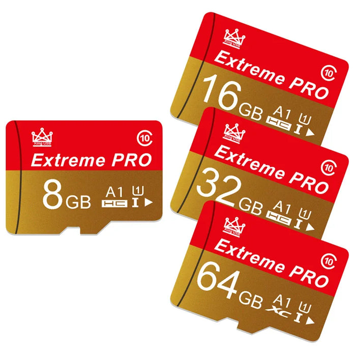 Extreme Pro – Hochgeschwindigkeits-Mini-SD-Karte mit V10-TF-Karte – Größen bis zu 256 GB – Ideale Flash-Karte für Telefon, Kamera, Drohne