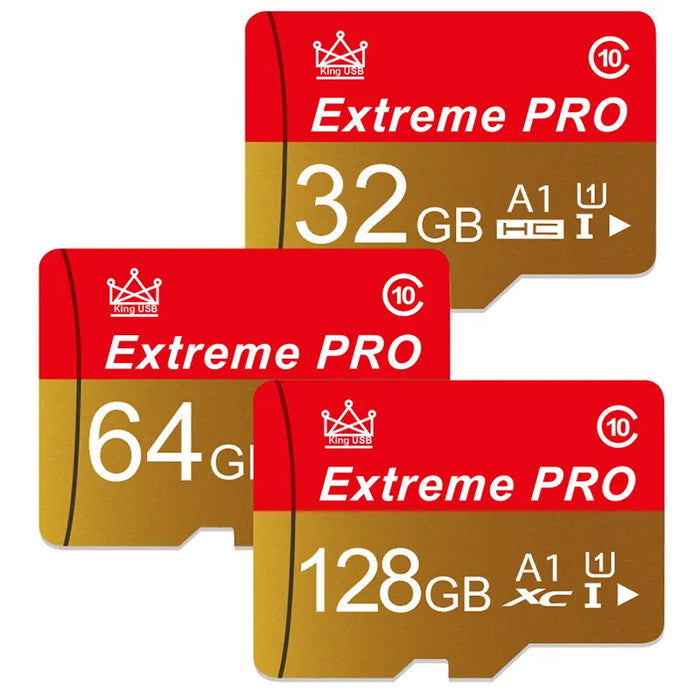 Extreme Pro – Hochgeschwindigkeits-Mini-SD-Karte mit V10-TF-Karte – Größen bis zu 256 GB – Ideale Flash-Karte für Telefon, Kamera, Drohne