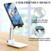 CCT4 Universal Folding Telescopic Stand - Desktop Mobile Phone and Tablet Holder for iPad Air, iPhone 12 XS 11 Pro, POCO X3 NFC - Ideal for Hands-Free Viewing and Video Calls - Shopsta EU